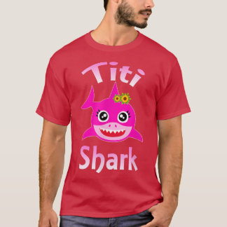 Camiseta Titi Shark Funny Puerto Rican Aunt