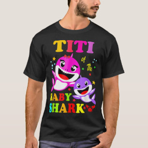 Camiseta Titi Shark Titi Día de la Madre de la Familia Tibu