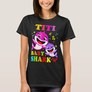 Camiseta Titi Shark Titi Día de la Madre de la Familia Tibu
