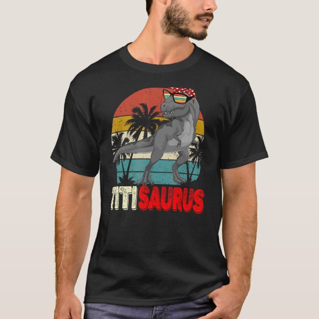 Camiseta Titisaurus Rex Dinosaur Titi Saurus Fami de la mad (Anverso)