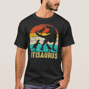 Camiseta Titisaurus T Re Titi Dinosaur 3 Matchin de tres ni