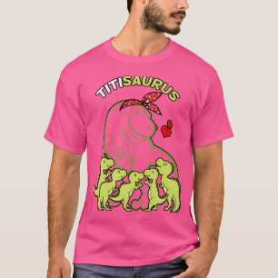 Camiseta Titisaurus Titi 5 niños tía de la tía de los dinos