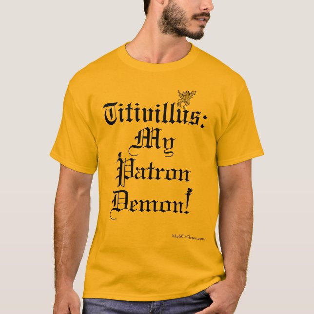 Camiseta Titivillus: Demonio el patrón (camisetas ligero) (Anverso)