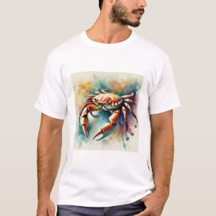 Camiseta Title Edible Crab 240824AREF113 - Watercolor