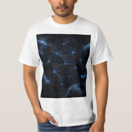 Camiseta Title  Electric Neon Grid Men’s T-Shirt | Futurist