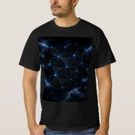 Camiseta Title  Electric Neon Grid Men’s T-Shirt | Futurist