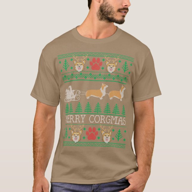 Camiseta Title Funny Corgi Dog Lover Owner Corgi Ugly Chris (Anverso)