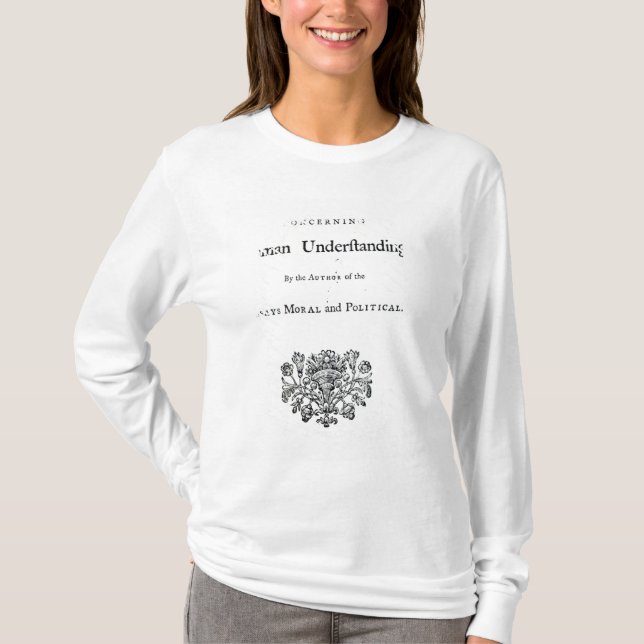 Camiseta Titlepage de 'ensayos filosóficos (Anverso)