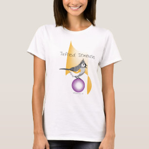 Camiseta Titmouse copetudo