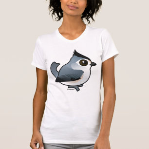 Camiseta Titmouse Negro-con cresta