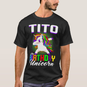 Camiseta Tito de la princesa de cumpleaños Unicorn Dabbing