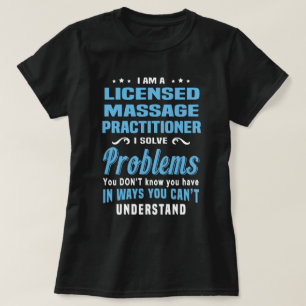 Camiseta Titular de licencia de masajes