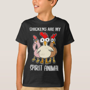 Camiseta Titular de pollo de dibujos animados pollos animal