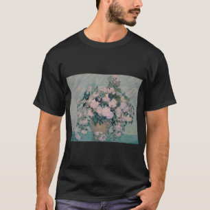Camiseta título 1890 de Vincent van Gogh de los rosas