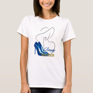 Camiseta Título "BELLEZA REINA" con logo femenino