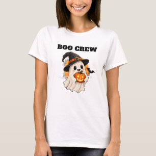 Camiseta Título: Calabaza de Fantasma de Halloween Lindo So