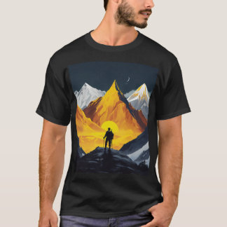 Camiseta Título: "Conquistar los Himalayas: Aventura de ave
