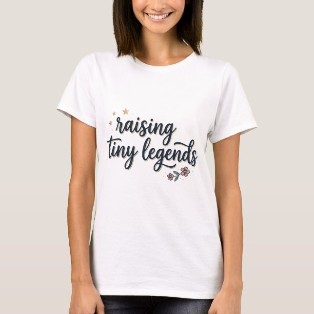 Camiseta Título Criando Pequeñas Leyendas – Empoderando (Anverso)