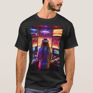 Camiseta **Título de camiseta:** "Sinfonía de ondas sonoras