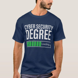 Camiseta Título de Ciberseguridad Cargando, especialista