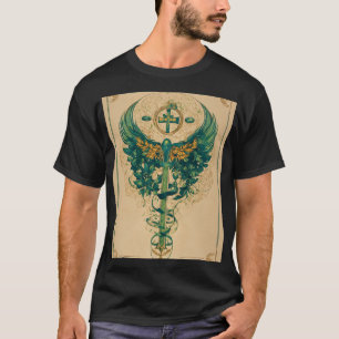 Camiseta Título de diseño: "Memento Mori: Abrazar las sombr