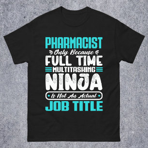 Camiseta Título de Farmacéutico Profesión Divertida Farmaci