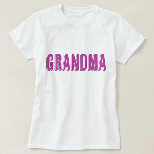 Camiseta Título de la abuela (Diseño del anverso)