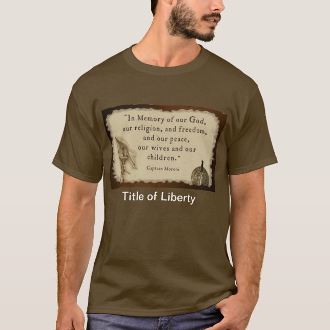 Camiseta Título de la Liber-camiseta (Anverso)