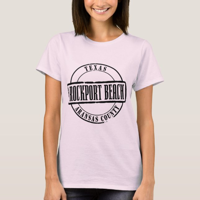 Camiseta Título de la playa de Rockport (Anverso)