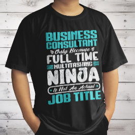 Camiseta Título de la profesión de consultor de negocios di