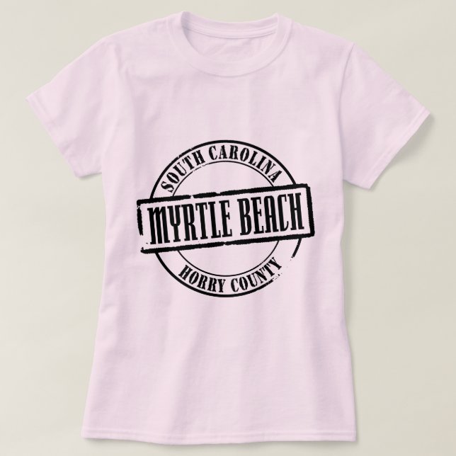 Camiseta Título de Myrtle Beach (Diseño del anverso)