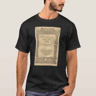 Camiseta Título de Os Lusíadas - 1572 ed