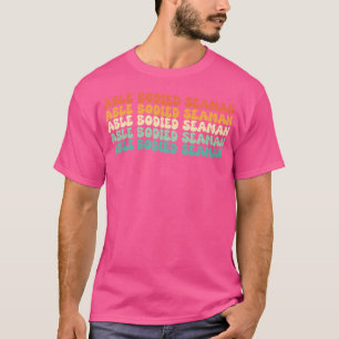 Camiseta Título de trabajo de marinero hábil Groovy