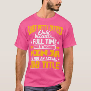 Camiseta Título de trabajo divertido de suboficial jefe