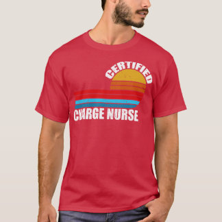 Camiseta Título de trabajo retro vintage de enfermero de ca