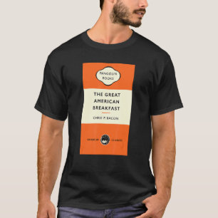 Camiseta Título del libro El gran desayuno americano Chris 