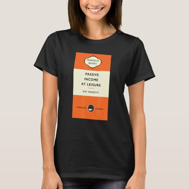 Camiseta Título del libro Ingreso pasivo en Leisure Kay Ken (Anverso)