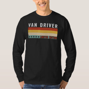 Camiseta Título del trabajo de conductor de furgoneta Profe