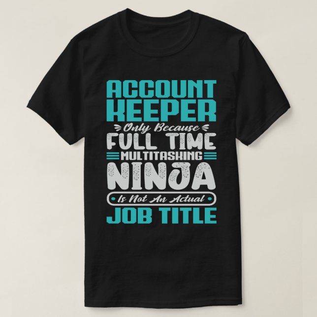Camiseta Título del trabajo de la profesión de tenedor de c (Diseño del anverso)