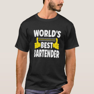 Camiseta Título del trabajo de mejor barman del mundo Prof