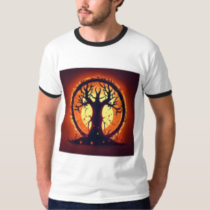 Camiseta Título: "Dragón majestuoso desató la camiseta" .