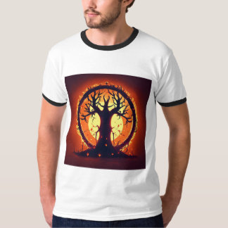 Camiseta Título: "Dragón majestuoso desató la camiseta" .