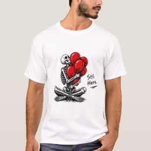 Camiseta Título Esqueleto Truco o Trato