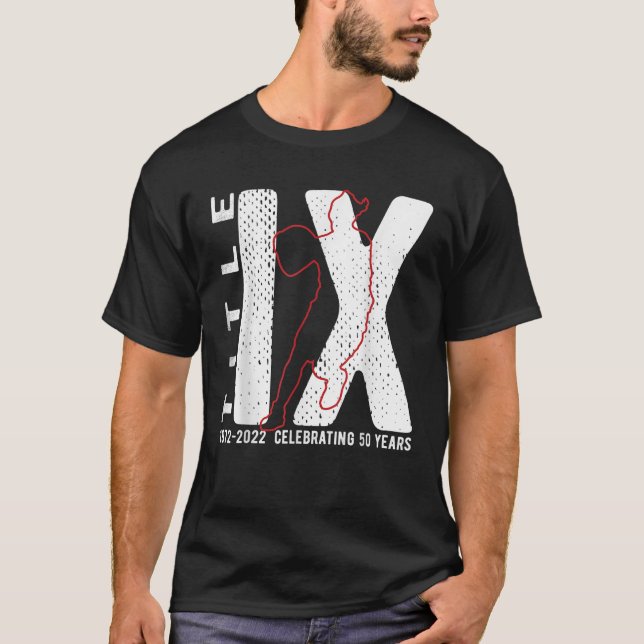Camiseta Título IX 50 Aniversario de las enmiendas a la edu (Anverso)