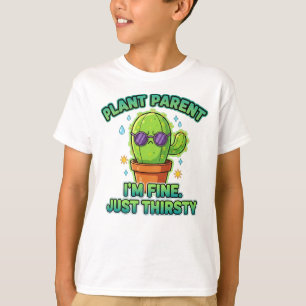 Camiseta Título: Madre Planta de Cactus Divertido 