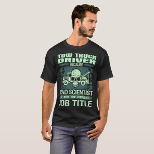 Camiseta Título no oficial enojado del científico del