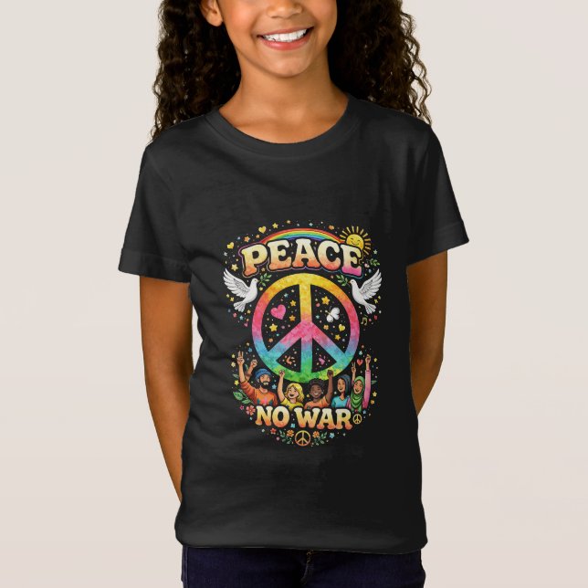 Camiseta Título: Paz sobre la Guerra (Anverso)