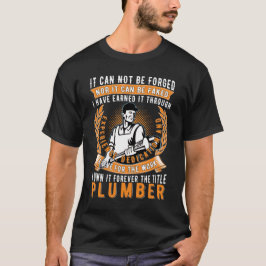 Camiseta Título Plumber Pipefitter Steamfitters