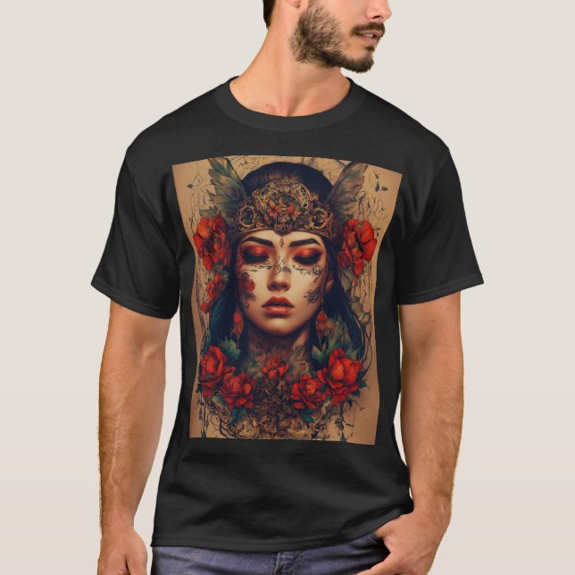 Camiseta Título: "Rhythmic Reverie: desencadena el psicodél (Anverso)