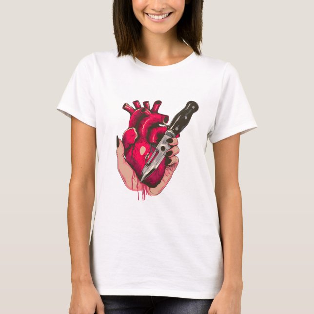 Camiseta Título SEO: Ilustración de Corazón Anatómico y Dag (Anverso)
